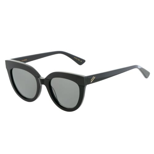 Bask Eyewear Echo 94-0110 Shiny Black / Grey Polarised Lenses