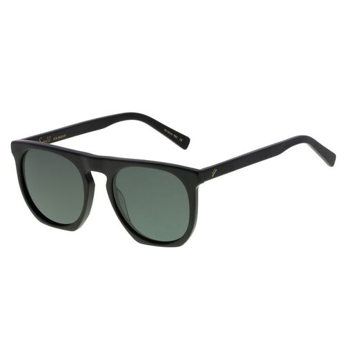 Bask Eyewear Swell 01-0110 Matte Black / Grey Polarised Lenses