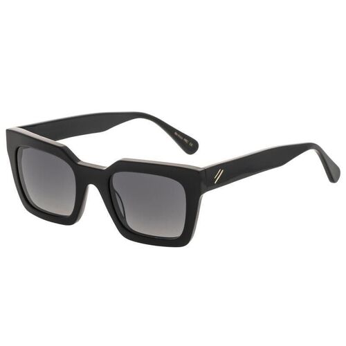Bask Eyewear Sol 89-0111 Shiny Black / Grey Gradient Polarised Lenses