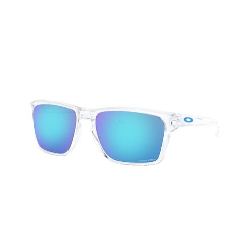 Oakley Sylas OO9448-0460 Polished Clear / Prizm Sapphire Lenses