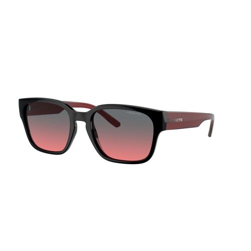 Arnette Hamie AN4325 275377-54 Black / Red w Dark Grey Lenses