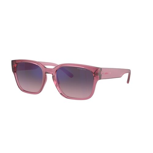 Arnette Hamie AN4325 2907H9-54 Transparent Pink / Rose Gradient Grey Mirror Blue Lenses