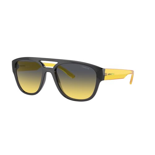 Arnette Mew2 AN4327 27862Q-56 Transparent Grey / Yellow w Dark Grey Lenses