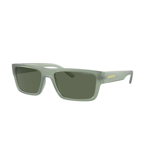 Arnette Phoxer AN4338 293971-57 Frosted Sage / Dark Green Lenses