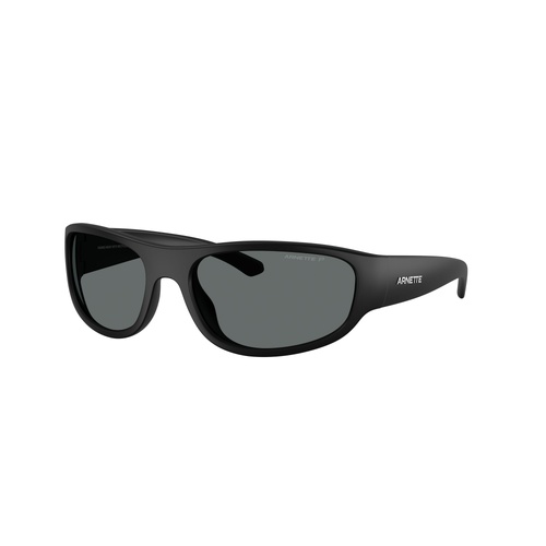 Arnette Gondo AN4361 290081-61 Matte Recycled Black / Dark Grey Polarised Lenses