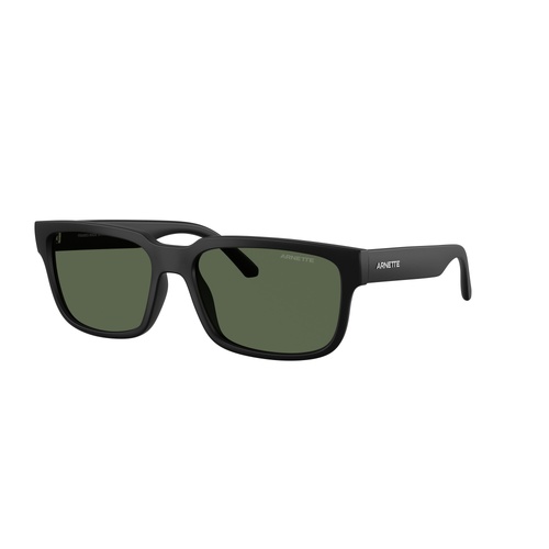 Arnette Twister AN4362 29009A-57 Matte Black / Dark Green Polarised Lenses