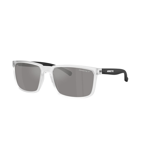 Arnette Stripe AN4251 2761Z3-58 Matte Crystal / Grey Silver Mirror Polarised Lenses