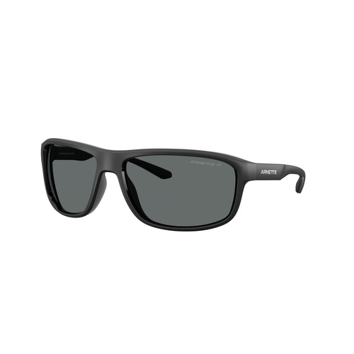 Arnette AN4374 290081-64 Matte Recycled Black / Grey Polarised Lenses