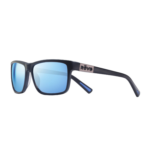 Revo Winston S RE 1245 01 BL Matte Black / Blue Water Polarised Lenses