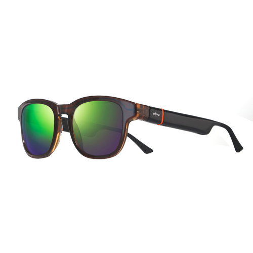 Revo Sonic 3 RE 1253 02 GN Crystal Brown / Evergreen Polarised Lenses