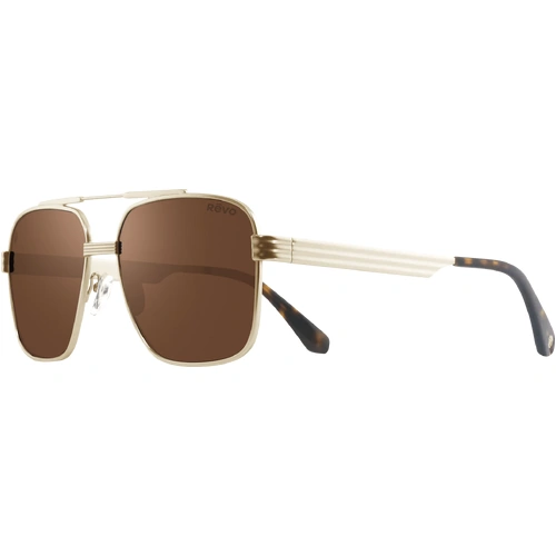 Revo x The Rolling Stones Midnight Rambler RE 7123 04 BR Satin Gold / Terra Polarised Lenses