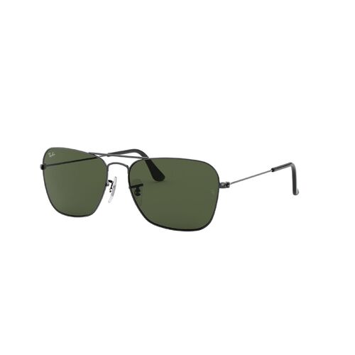 Ray-Ban RB3136 004-58 Caravan Gunmetal / G-15 Green Lenses