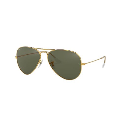 Ray-Ban RB3025 001/58-58 Aviator Gold / Green Classic G-15 Polarised Lenses