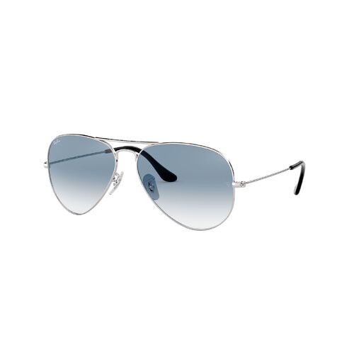 Ray-Ban RB3025 003/3F-58 Aviator Silver / Light Blue Gradient Lenses