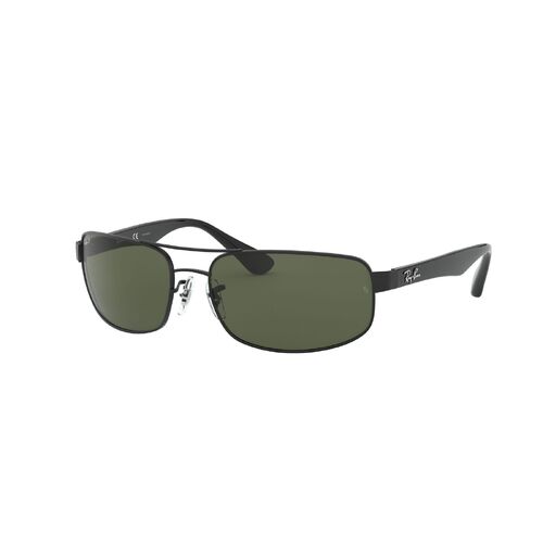 Ray-Ban RB3445 002/58-61 Black / Green Classic G-15 Polarised Lenses