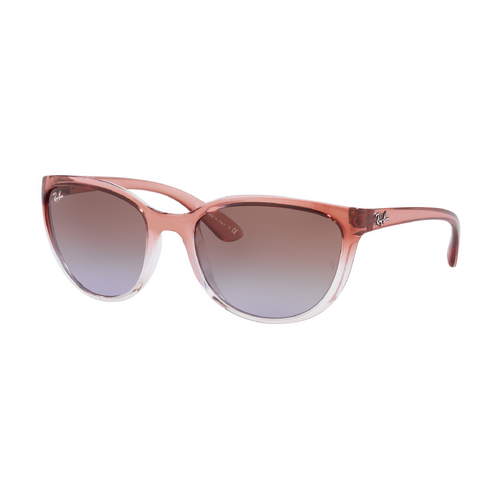 Ray-Ban RB4167 847/68-59 Emma Light Brown Top Transparent / Brown Violet Gradient Lenses