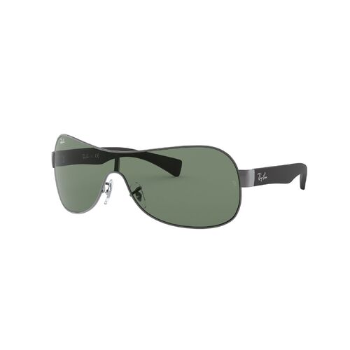 Ray-Ban RB3471 004/71-32 Shield Gunmetal / Green Classic Lenses