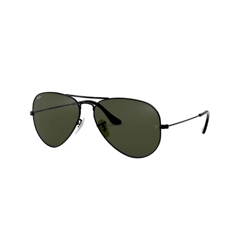 Ray-Ban RB3025 L2823-58 Aviator Black / Green Classic G-15 Lenses