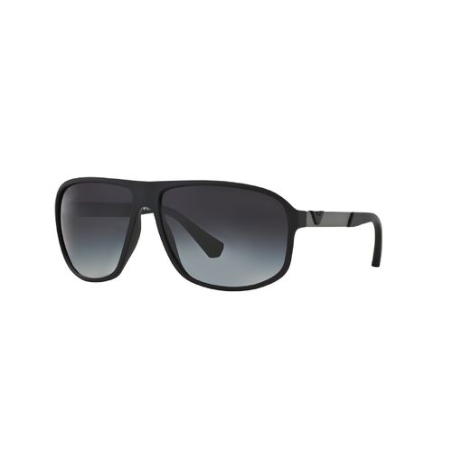Emporio Armani EA4029 50638G-64 Rubber Black / Grey Gradient Lenses
