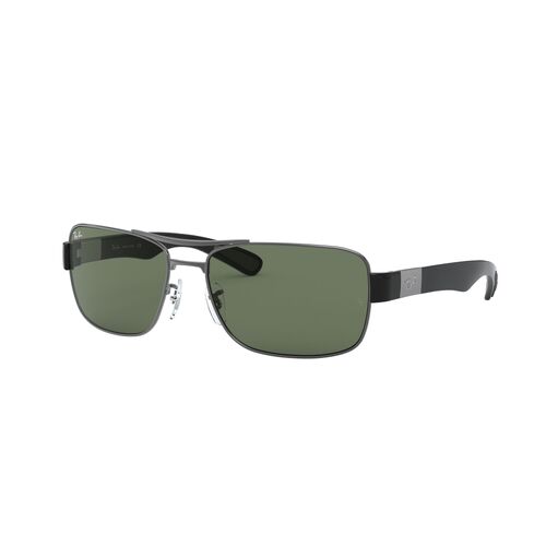 Ray-Ban RB3522 004/71-64 Gunmetal / Green Lenses