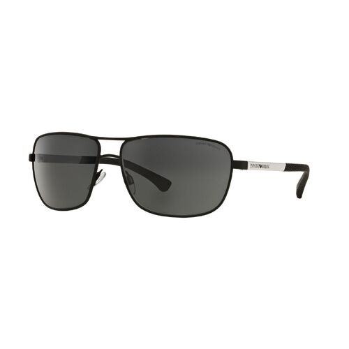 Emporio Armani EA2033 309487-64 Rubber Black / Grey Lenses