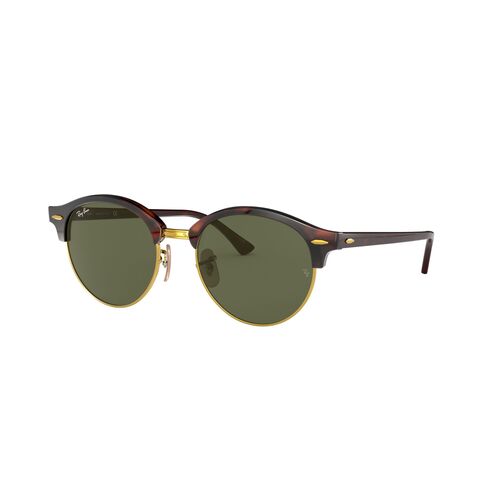 Ray-Ban RB4246 990-51 Clubround Red Havana / Green Lenses