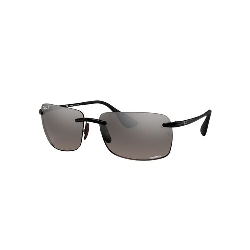 Ray-Ban RB4255 601/5J-60 Black / Silver Mirror Chromance Polarised Lenses
