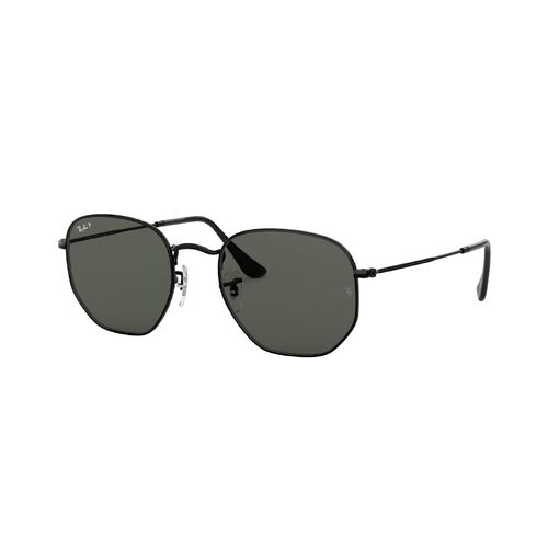 Ray-Ban RB3548N 002/58-54 Hexagonal Black / Green Polarised Lenses