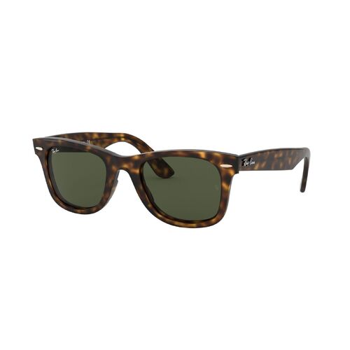 Ray-Ban RB4340 710-50 Wayfarer Ease Light Havana / Green Classic G-15 Lenses