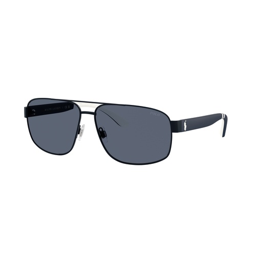 Polo Ralph Lauren PH3112 930387-62 Matte Navy Blue / Grey Lenses