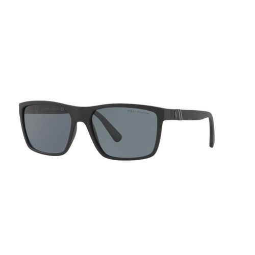 Polo Ralph Lauren PH4133 528481-59 Matte Black / Grey Polarised Lenses
