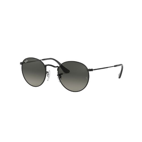 Ray-Ban RB3447N 002/71-50 Round Metal Polished Black / Grey Gradient Lenses