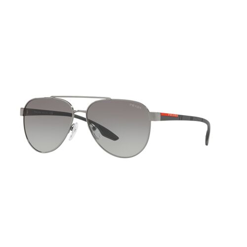 Prada Linea Rossa PS54TS 5AV3M1-58 Gunmetal / Grey Gradient Lenses