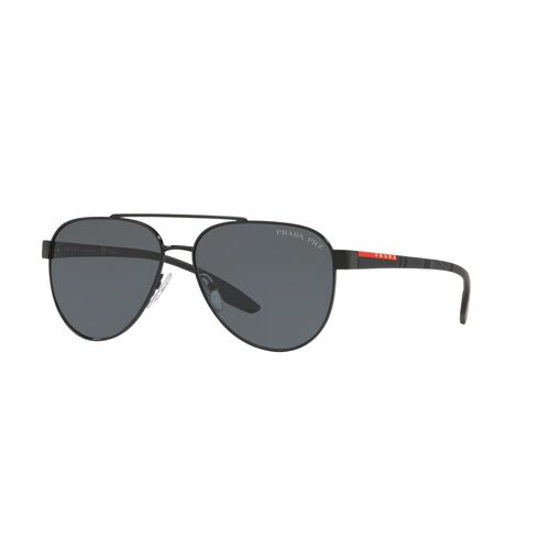 Prada Linea Rossa PS54TS 1AB5Z1-58 Black / Grey Polarised Lenses