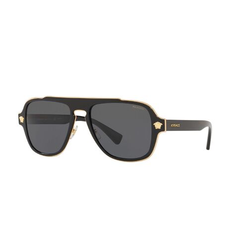 Versace VE2199 1002/81-56 Black / Grey Polarised Lenses