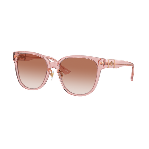 Versace VE4460D 543413-57 Peach Transparent / Pink Gradient Pink Lenses