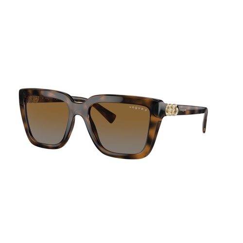 Vogue VO5575SB 2386T5-55 Top Dark Havana w Light Brown / Brown Gradient Polarised Lenses