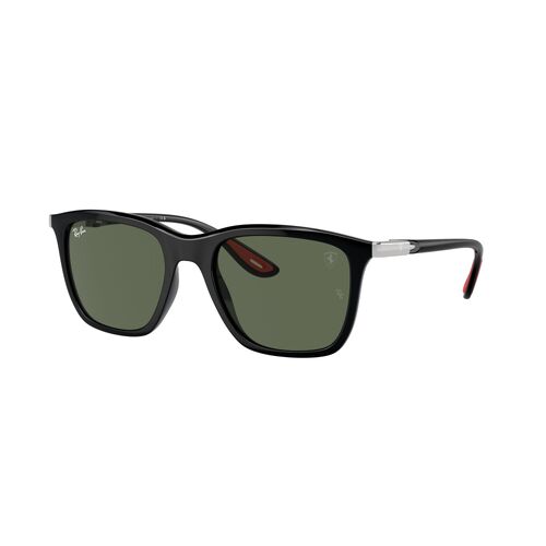 Ray-Ban RB4433M F60171-54 Scuderia Ferrari Collection Black / Dark Green Lenses
