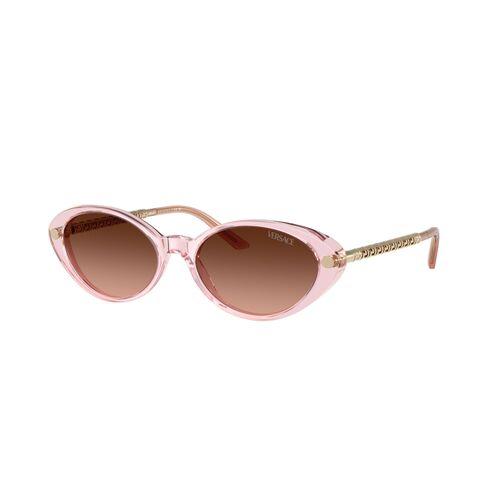 Versace VE4469 54725M-54 Transparent Pink / Pink Gradient Grey Lenses