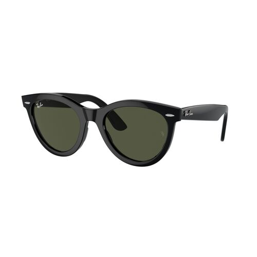 Ray-Ban RB2241 901/31-54 Wayfarer Way Black / Green Lenses