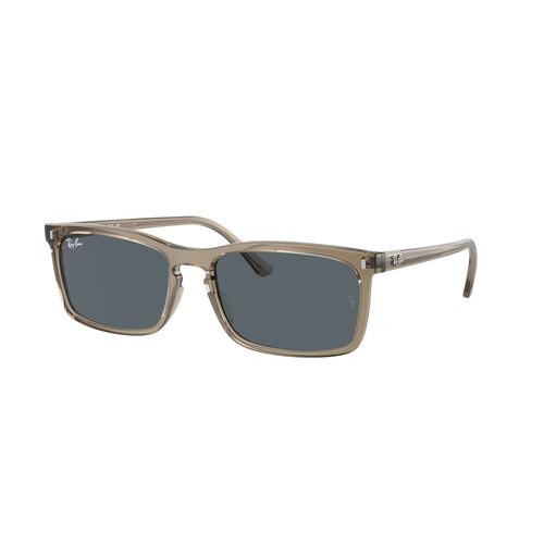 Ray-Ban RB4435 6765R5-59 Transparent Brown / Blue Lenses