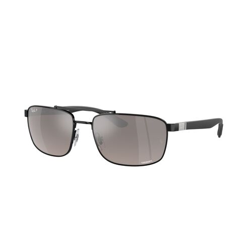 Ray-Ban RB3737CH 002/5J-60 Black / Grey Chromance Polarised Lenses