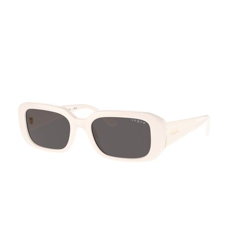 Vogue VO5565S 312487-53 Full Ivory / Black Smoke Lenses