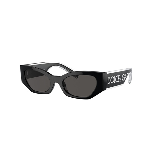 Dolce & Gabbana Kids DX6003 501/87-48 Black / Dark Grey Lenses