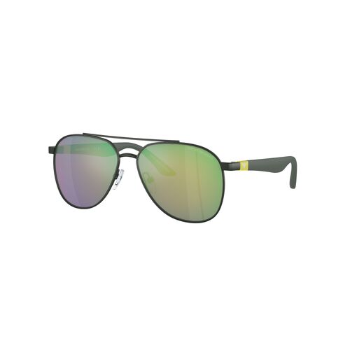 Emporio Armani Kids EK2001 30173R-53 Matte Green / Grey Mirror Green Lenses