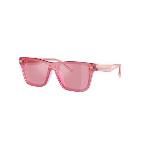 Versace Kids VK4004U 53701T-28 Transparent Pink / Pink Mirror Gold Lenses