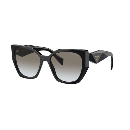 Prada PR19ZS 1AB0A7-55 Black / Grey Gradient Lenses
