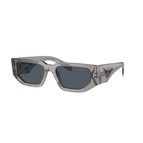 Prada PR09ZS 18S09T-54 Transparent Asphalt / Dark Grey Lenses