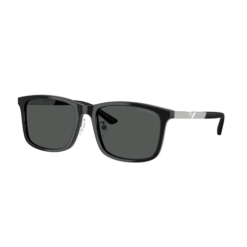 Emporio Armani EA4241D 501787-57 Shiny Black / Dark Grey Lenses