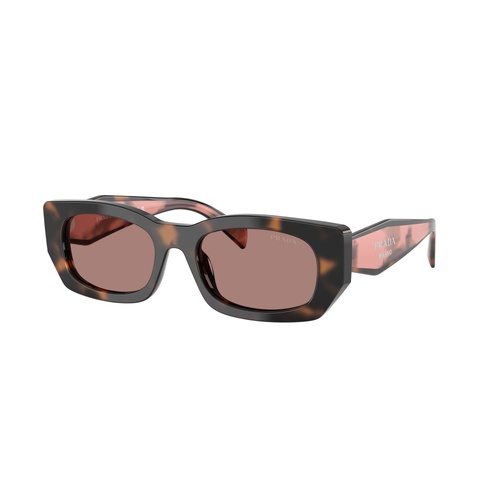 Prada PRB05S 23A60B-53 Mauve Tortoise / Light Brown Lenses